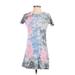 Rare Editions Casual Dress: Pink Tie-dye Dresses - Women's Size 4