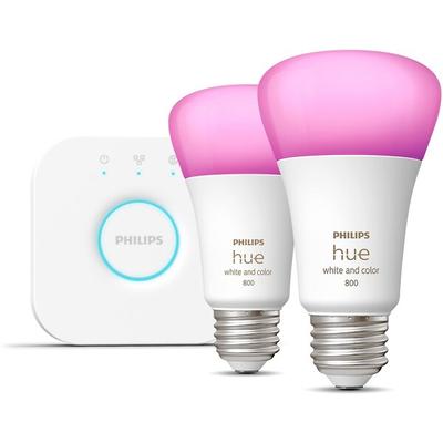Philips Hue 2 Pack RGB Bulbs with Hub