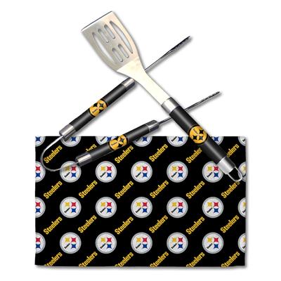 NFL Pittsburgh Steelers 3-piece BBQ Grill Utensil Set - N/A