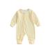 FOCUSNORM Halloween Outfit Newborn Baby Boy Girl Pumpkin Onesie Romper Long Sleeve Jumpsuit Playsuit Fall Clothes