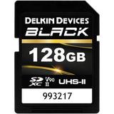 Delkin Devices 128GB BLACK UHS-II SDXC Memory Card DSDBV90128BX