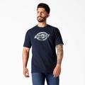 Dickies Men's Short Sleeve Logo Graphic T-Shirt - Ink Navy Size 2Xl (WS22E)