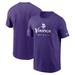Men's Nike Purple Minnesota Vikings Sideline Performance T-Shirt