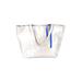 Bath & Body Works Tote Bag: Silver Print Bags