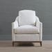 Illara Accent Chair - Troy Performance Leather Harbour - Frontgate