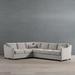 Reagan Modular Collection - Left Arm Loveseat, Breeze Velvet - Frontgate