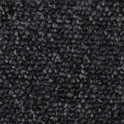 Teppichboden BODENMEISTER "Baltic, Schlinge - meliert, Made in Belgium", schwarz (anthrazit schwarz), B:500cm H:5mm L:400cm, Polyamid, Teppiche, Wohnzimmer, Schlafzimmer, Kinderzimmer, Breite 400/500 cm Image