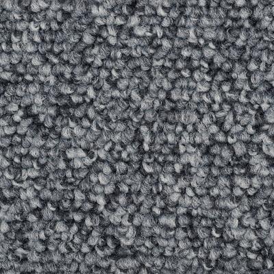 Teppichboden BODENMEISTER "Baltic, Schlinge - meliert, Made in Belgium", grau (dunkel, grau), B:500cm H:5mm L:250cm, Polyamid, Teppiche, Wohnzimmer, Schlafzimmer, Kinderzimmer, Breite 400/500 cm Image