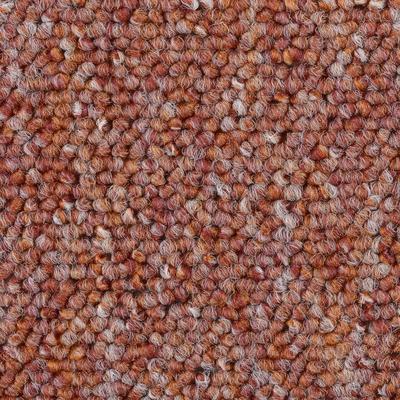 Teppichboden BODENMEISTER "Astano, Schlinge, Made in Netherlands", orange (orange rot), B:400cm H:6mm L:600cm, Polypropylen, Teppiche, meliert, Breite 400 oder 500 cm, Wohnzimmer, Schlafzimmer