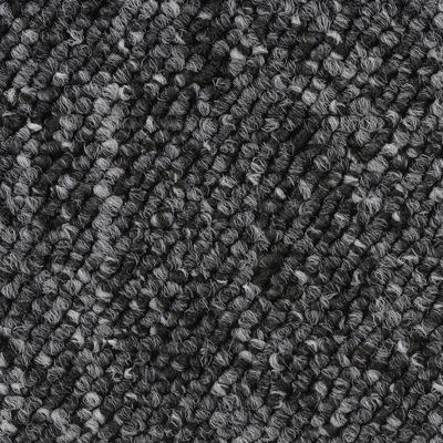 Teppichboden BODENMEISTER "Astano, Schlinge, Made in Netherlands", grau (grau anthrazit), B:500cm H:6mm L:300cm, Polypropylen, Teppiche, meliert, Breite 400 oder 500 cm, Wohnzimmer, Schlafzimmer