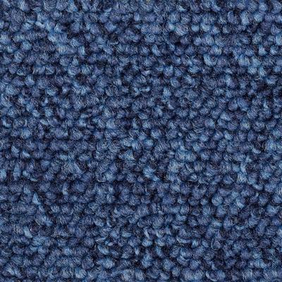 Teppichboden BODENMEISTER "Baltic, Schlinge - meliert, Made in Belgium", blau (dunkel, blau), B:400cm H:5mm L:700cm, Polyamid, Teppiche, Wohnzimmer, Schlafzimmer, Kinderzimmer, Breite 400/500 cm Image