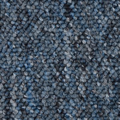 Teppichboden BODENMEISTER "Astano, Schlinge, Made in Netherlands", blau, B:400cm H:6mm L:750cm, Polypropylen, Teppiche, meliert, Breite 400 oder 500 cm, Wohnzimmer, Schlafzimmer