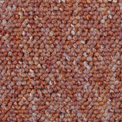 Teppichboden BODENMEISTER "Astano, Schlinge, Made in Netherlands", orange (orange rot), B:400cm H:6mm L:650cm, Polypropylen, Teppiche, meliert, Breite 400 oder 500 cm, Wohnzimmer, Schlafzimmer