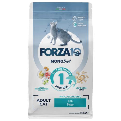 1,5 kg Forza 10 Mono Diet Adult Cat mit Fisch Katzentrockenfutter