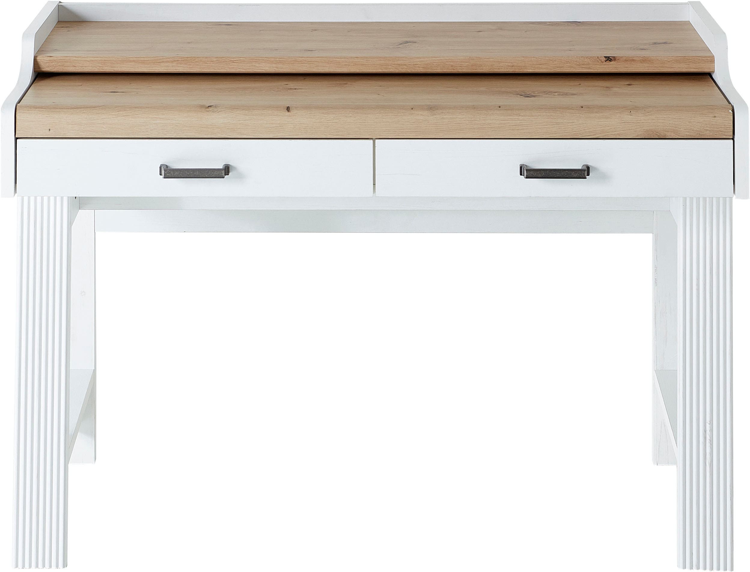 Konsolentisch INNOSTYLE, weiß (pinie hell, tischplatte artisan eiche, pinie hell, artisan eiche), B:120cm H:84cm T:53cm, Tische