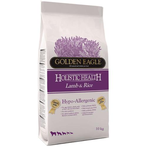 Sparpaket 2x10kg Golden Eagle Hypoallergen Lamm und Reis Hundefutter trocken