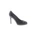 Stuart Weitzman Heels: Slip-on Stilleto Minimalist Black Shoes - Women's Size 9 - Round Toe