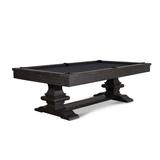 Plank & Hide Beaumont Slate Pool Table w/ Professional Installation Solid Wood in Black | 32 H x 101 W x 57 D in | Wayfair Beaumontcharcoal