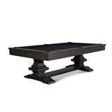Plank & Hide Beaumont Slate Pool Table w/ Professional Installation Solid Wood in Black/Brown | 32 H x 101 W x 57 D in | Wayfair Beaumonttitanium