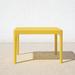 AllModern Farrah Plastic Outdoor Coffee Table Plastic in Yellow | 24 Inch | Wayfair AEE66B320BE440D3BBFED5016BBE4BBF