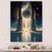 Ebern Designs Astronaut'S Cosmic Reading IV - Space Wall Art Prints Canvas in Black/Blue | 20 H x 12 W x 1 D in | Wayfair