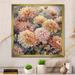 Red Barrel Studio® Rondall Orange Pink Chrysanthemum Scenery II On Canvas Print Canvas in Brown/Green/Orange | 24 H x 24 W x 1 D in | Wayfair