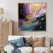 Ivy Bronx Houchens Purple & Blue Realities - Print on Canvas in Blue/Brown/Pink | 24 H x 24 W x 1 D in | Wayfair 34B69C95CFDB414886E8EDDEEEC340D6