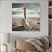 Dovecove Female By The Ocean Breeze III On Canvas Graphic Art Canvas, Cotton in Brown/White | 16 H x 16 W x 1 D in | Wayfair