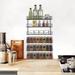 Prep & Savour 3 Tier Spice Jar Rack Metal in Black | 11.7 H x 15.6 W x 2.8 D in | Wayfair FEBA4E8EFD49427186E74141A4783C14