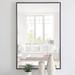 28-in W x 42-in H Metal Frame Rectangle Wall Mirror in Black