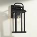 Kensington 14 1/2" High Matte Black Wall Sconce