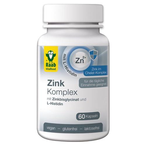 Raab Zink Komplex Kapseln à 500 mg 60Kapseln 30 g