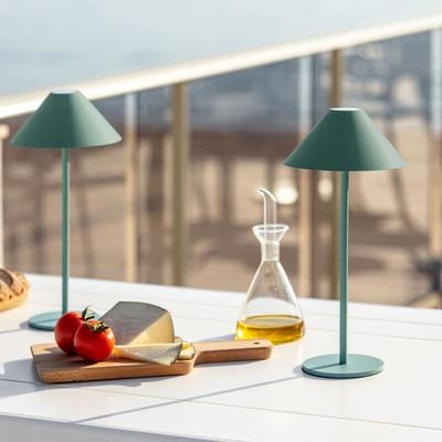 Ledkia - LED-Tischlampe 3W Tragbar für Außen mit wiederaufladbarer Batterie usb Kivuli Seladongrün Image
