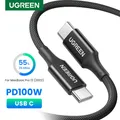 Ugreen usb c kabel 100w für iphone 15 macbook pro samsung s23 xiaomi eingebautes e-marker chip 5a