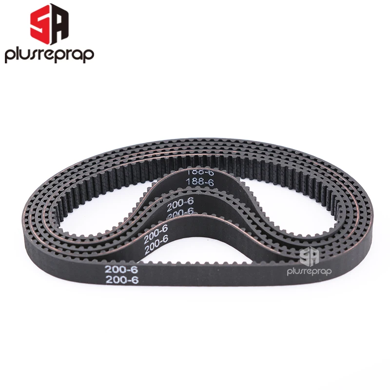 GT2 Zahnriemen, geschlossene Schleife, Gummi, 160 mm, 188 mm, 200 mm, 610 mm, 850 mm, Zahnriemen, 3D-Drucker-Teile Image