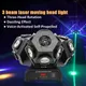 18x10w RGBW 4in1 LED Beam Moving Head Light 3 Heads Beam with RGB Laser Stage Lighting Projector DMX
