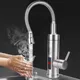 Electric Water Heater Temperature Display Universal Hose Tankless Kitchen Faucet Instant Cold Water