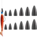 10pcs Fishing Weight Sinkers 3.5g 5g 7g 10g 14g 20g Bullet Sinker Fishing Tackle Accessories