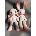 BJD doll rabbit doll children's toy girl toy birthday gift mini doll elf rabbit free delivery