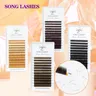 SONG LASHES High Quality I Curl Eyebrow Extensions Brown/Black/Dark Brown/ Light Brown False