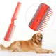 Pet Dog Hair Trimmer Comb Cutting Cut With 2 Blades Grooming Razor Thinning Dog Cat Combs Dog cat