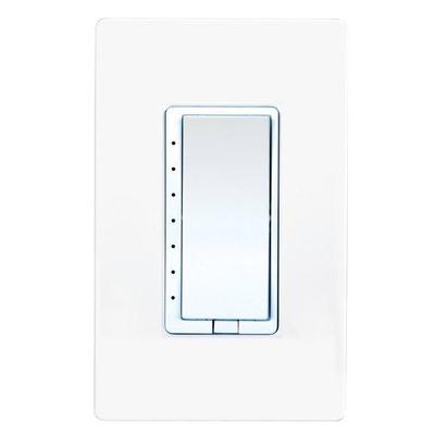 Satco 86103 - Z-Wave Polycarbonate White In-Wall Dimmer