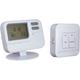 Tibelec - Thermostat digital blanc sans fil 42 programmes/semaine