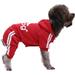 YUANHUILI Dog Clothes Four-Legged Puppy Vest Soft Material (M Red)