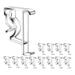 2 Inch Clear Blind Clips for Valance Valance Clips for Wood or Faux Wood Horizontal Blinds Valance (12 Pieces)