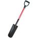 Bully Tools 82535 Spade Drain Handle Dgrip Fiberglass Pro - Red - 48 in.-