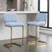 Mid-Century Counter Height Bar Stools for Kitchen,Set of 2