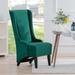 23.03" Wide Wing Back Chair with Solid Wood Frame Fabric High Back Accent Chair for Living Room