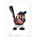 Tasmanian Devil Atlanta Braves 24" x 36" Limited Edition Fine Art Print