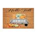 Halloween Decorations Door Mat Farmhouse Happy Fall Yall Doormat Autumn Buffalo Plaid Doormats Non Slip Fall indoor Floor Mat Low Profile Entryway Rug Halloween Decor